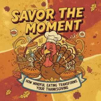 Savor the Moment: How Mindful Eating Transforms Your Thanksgiving | Digital Guide for Gratitude, Balance & Joy | Why Mindful Eating Improves Thanksgiving Experience