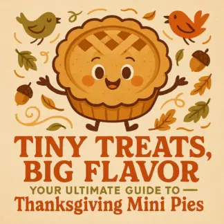 Tiny Treats, Big Flavor: Your Ultimate Guide to Thanksgiving Mini Pies | Mini Pie Recipes for Thanksgiving eBook | Digital Download Dessert Guide for Bakers & Holiday Hosts