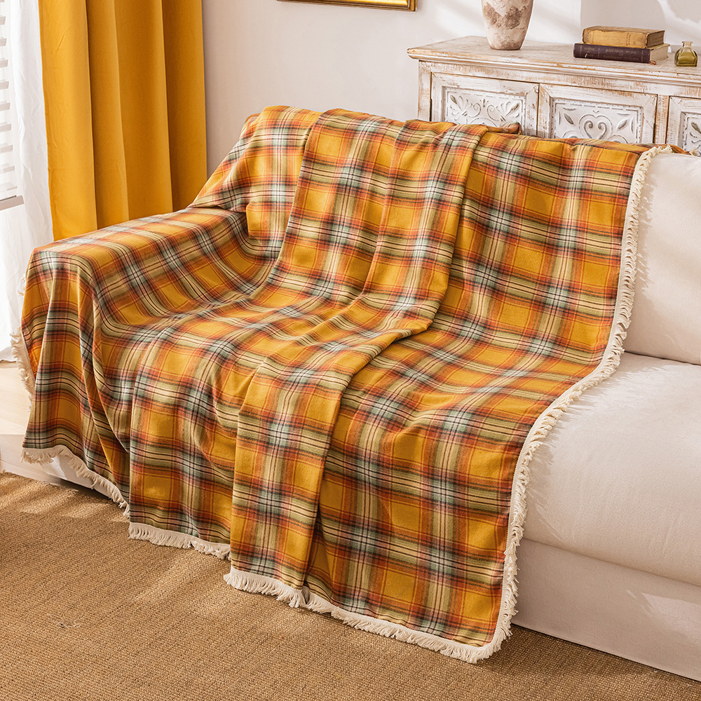 Autumn Retro Anti-Slip Sofa Cover – Warm Thanksgiving Throw - Image 5