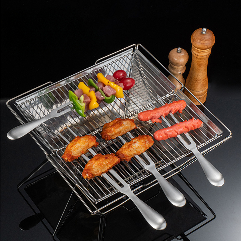 Premium 11" Stainless Steel Meat Carving Fork - Image 3