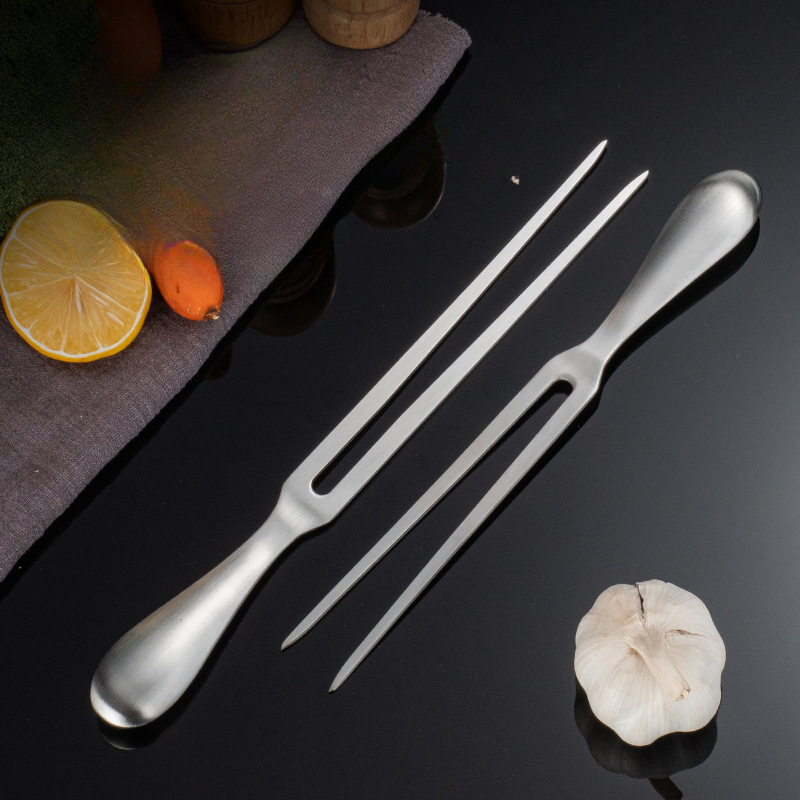 Premium 11" Stainless Steel Meat Carving Fork - Image 4
