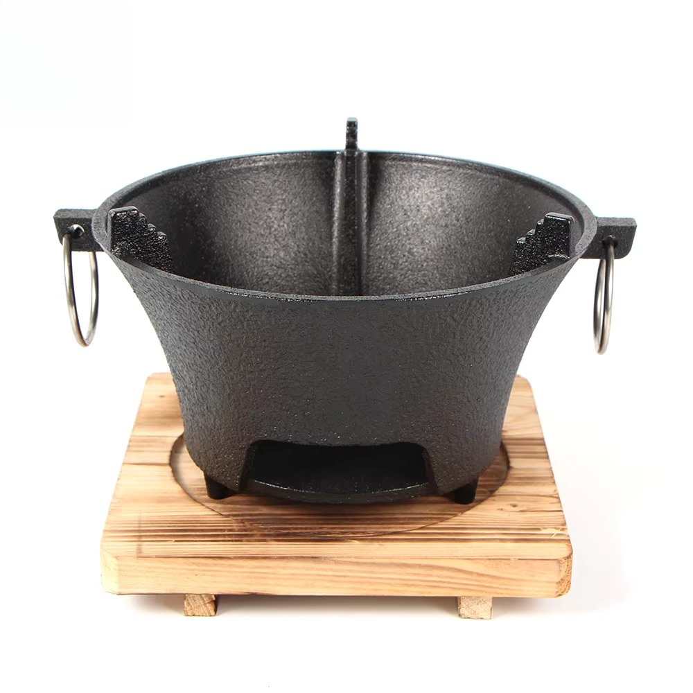 Portable Cast Iron BBQ Grill - Image 2