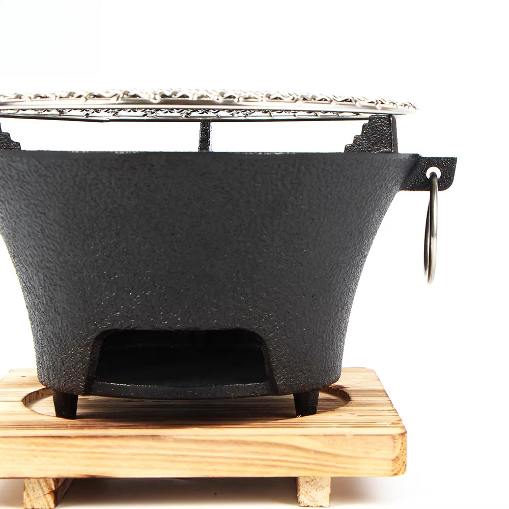 Portable Cast Iron BBQ Grill - Image 4