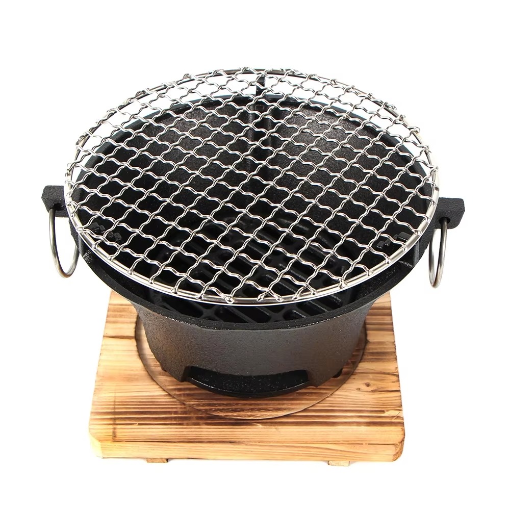 Portable Cast Iron BBQ Grill
