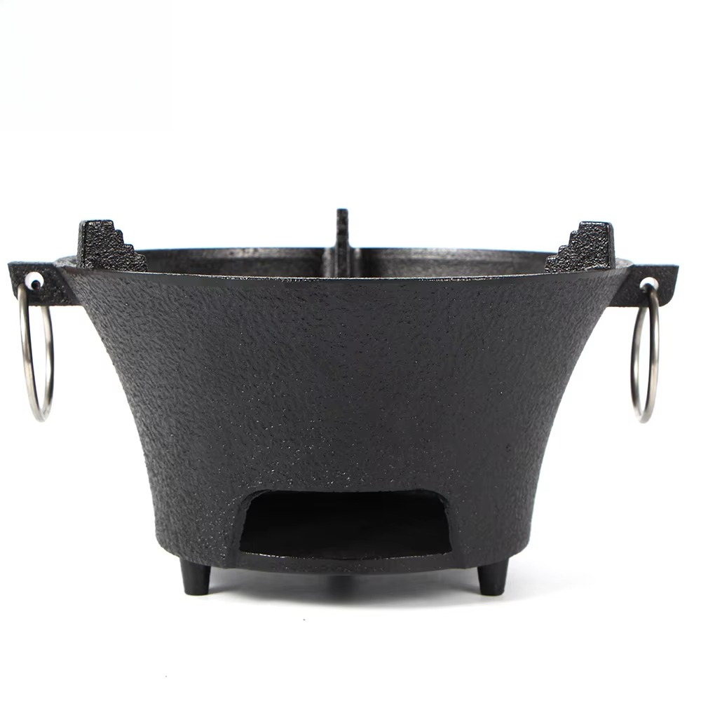 Portable Cast Iron BBQ Grill - Image 3