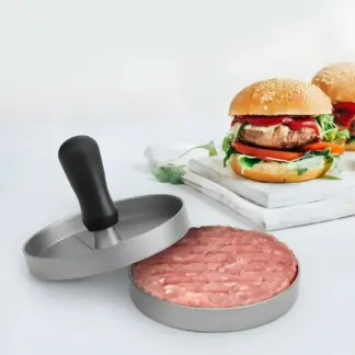 11cm Round Aluminum Alloy Burger Press Patty Maker Mold for Perfect Burgers