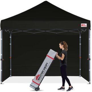 10x10 Heavy Duty Pop-Up Canopy Tent with Sidewalls