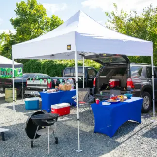 8x8 Heavy Duty Pop Up Canopy Tent for Outdoor BBQ, Camping & Garden Parties