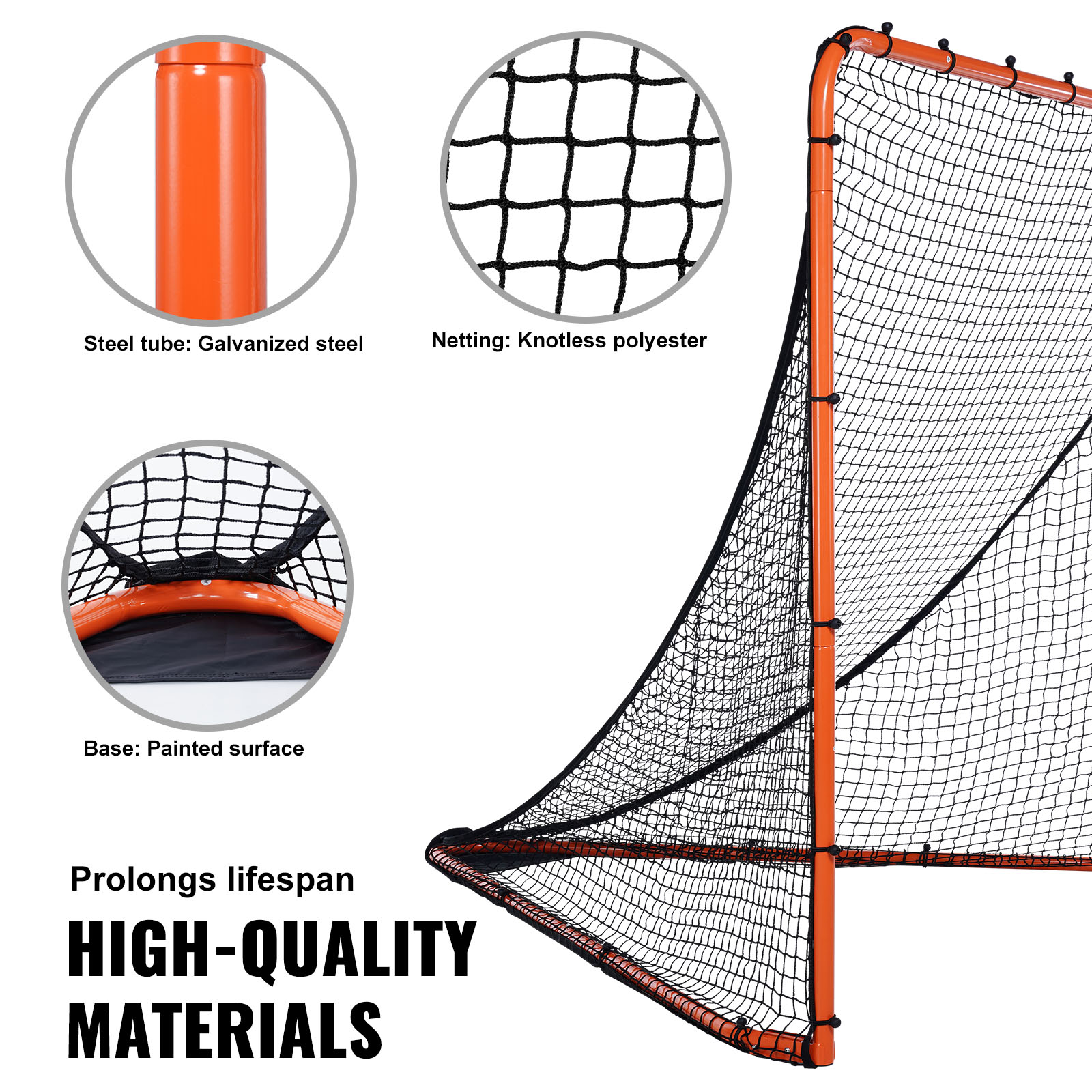 Portable Lacrosse Goal - Durable Training Equipment for All Players - Image 3