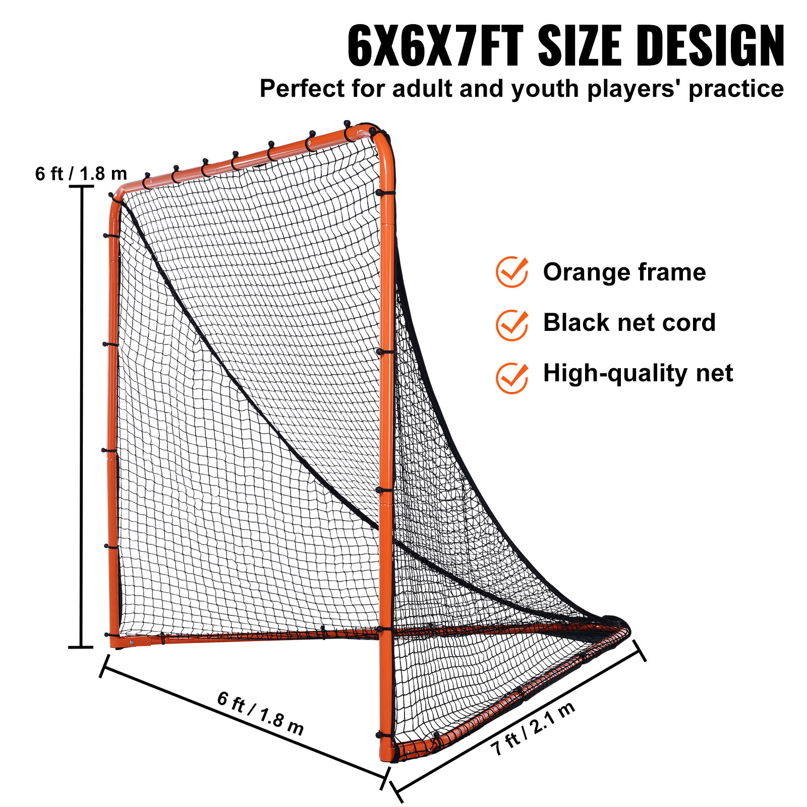Portable Lacrosse Goal - Durable Training Equipment for All Players - Image 4