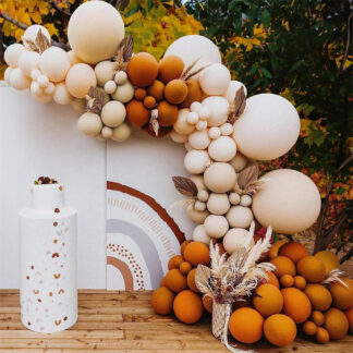 116pcs Fall Balloon Garland Arch Kit - Festive Thanksgiving Decor