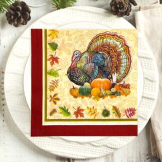 Thanksgiving Elements Paper Napkins - Perfect Party Decorations