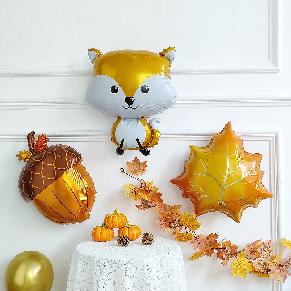 Autumn Foil Balloons - Fun Party Decorations for Kids - Image 3