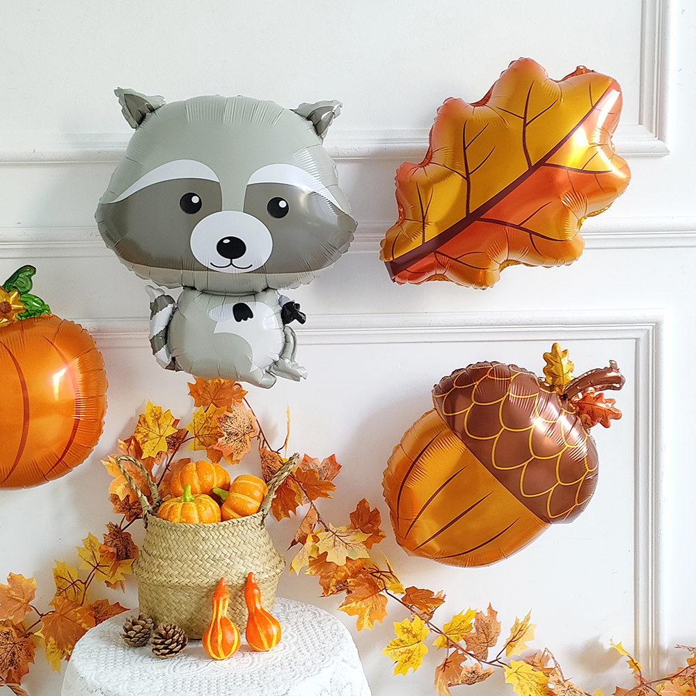 Autumn Foil Balloons - Fun Party Decorations for Kids - Image 2
