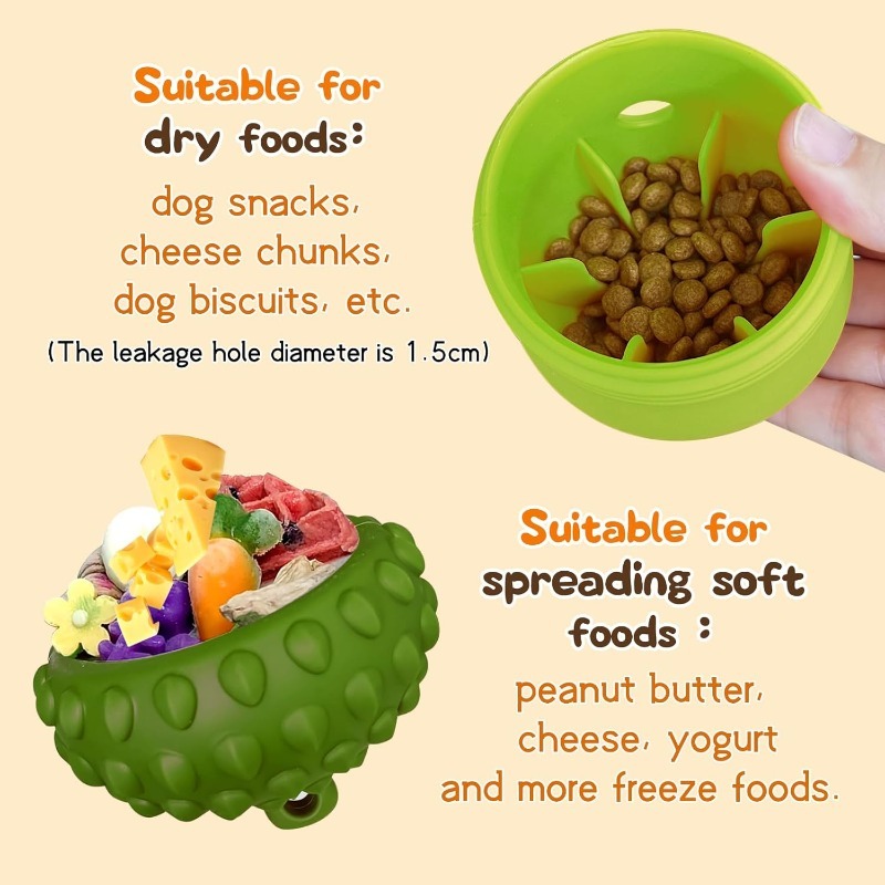 Multi-Function Pinecone Dog Toy - Food Leaking Puzzle & Chew Toy - Image 3
