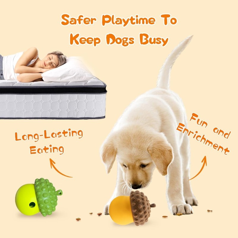 Multi-Function Pinecone Dog Toy - Food Leaking Puzzle & Chew Toy - Image 5