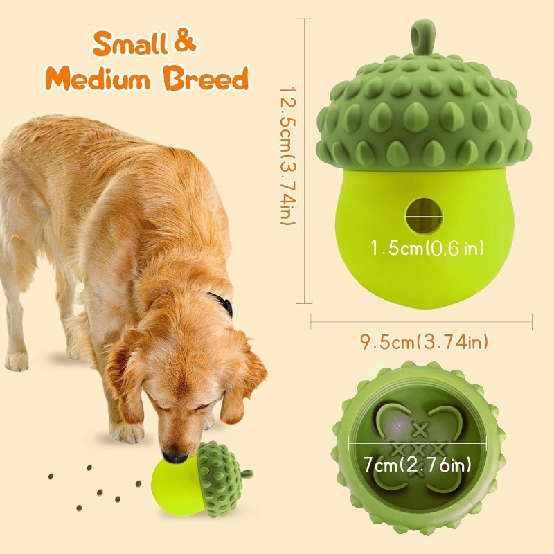Multi-Function Pinecone Dog Toy - Food Leaking Puzzle & Chew Toy - Image 6