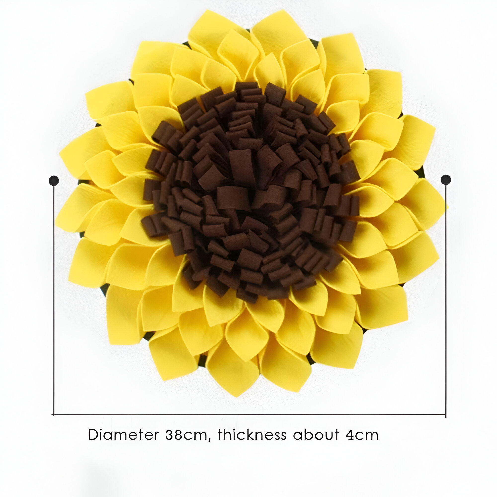 Sunflower Snuffle Mat - Large Stress Relief Toy for Dogs - Image 6