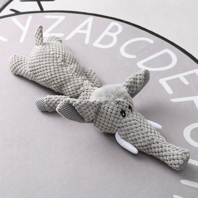 Interactive Plush Dog Toy – Cute Animal Teething & Squeaky Play Companion - Image 4
