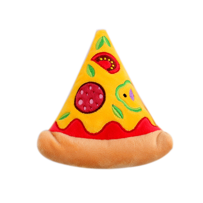 Fun Hamburger & Milkshake Dog Chew Toys - Squeaky Plush Pet Accessories - Image 5