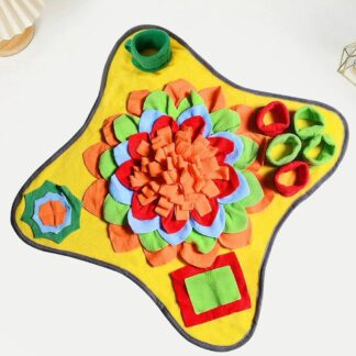 Interactive Snuffle Mat for Dogs - Slow Feeder Puzzle Toy for Stress Relief