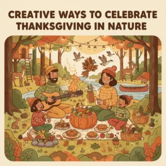 Creative Ways to Celebrate Thanksgiving in Nature | Outdoor Thanksgiving Activities eBook | Family-Friendly Digital Download for Memorable Outdoor Celebrations