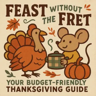 Feast Without the Fret: Your Budget-Friendly Thanksgiving Guide | Affordable Holiday Planning, Easy Hosting Tips, and Stress-Free Celebration Ideas | Tips for Hosting Thanksgiving on a Budget