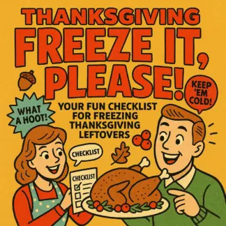 Freeze It, Please! Your Fun Checklist for Freezing Thanksgiving Leftovers – Easy Guide & Tips for Storing Holiday Food