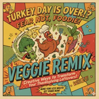 Veggie Remix: Creative Ways to Transform Your Thanksgiving Leftovers - A Delicious eBook Guide to Reimagining Leftover Vegetables