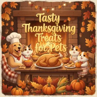 Tasty Thanksgiving Treats for Pets | Holiday Pet Recipes eBook | DIY Pet Treats Guide | Safe & Yummy Thanksgiving Snacks for Dogs, Cats & Small Pets | AI-Powered Pet Recipe Ideas