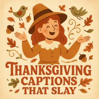 Thanksgiving Captions That Slay | Best Instagram Captions for Thanksgiving | Digital Guide for Funny, Grateful & Foodie Posts