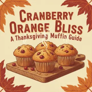 Cranberry Orange Bliss: A Thanksgiving Muffin Guide | Holiday Baking eBook, Festive Recipes, AI Baking Tips, Digital Download