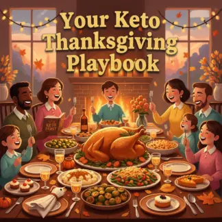 Your Keto Thanksgiving Playbook | Keto Holiday eBook, Low-Carb Thanksgiving Menu Guide, Keto Recipes & Hosting Tips for a Stress-Free Feast