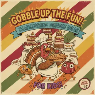 Gobble Up the Fun: Thanksgiving Dessert Ideas for Kids – Printable Holiday eBook | Fun Thanksgiving Recipes, No-Bake Treats, Healthy-ish Sweets & Dessert Activities for Kids and Families | Instant Digital Download