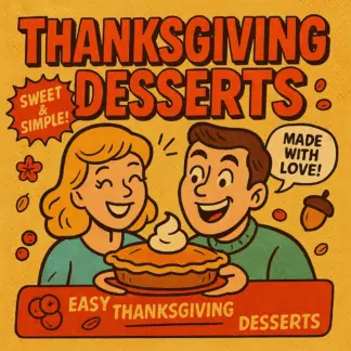 Sweet & Simple: Easy Thanksgiving Desserts Anyone Can Make | Digital Download Guide for Easy Thanksgiving Dessert Recipes, Holiday Baking Made Simple