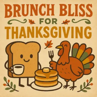 Brunch Bliss for Thanksgiving | Ultimate Digital Guide for What to Serve at Thanksgiving Brunch | Easy, Creative & AI-Powered Brunch Menu Ideas