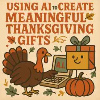 Using AI to Create Meaningful Thanksgiving Gifts | Digital Guide on How to Use AI to Make Gratitude-Themed Gifts | eBook for Personalized Gift Ideas & Creative Inspiration
