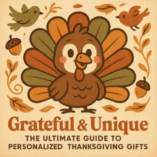 Grateful & Unique: The Ultimate Guide to Personalized Thanksgiving Gifts | Digital eBook for Creating Heartfelt, Custom Thanksgiving Presents | Perfect for Family, Friends & Loved Ones