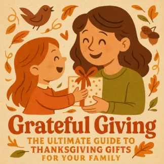 Grateful Giving: The Ultimate Guide to Thanksgiving Gifts for Your Family | Digital Download eBook | Best Thanksgiving Gifts for Family Ideas, DIY Creations & Personalized Holiday Inspiration