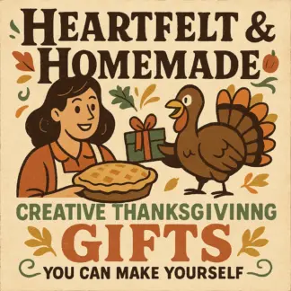 Heartfelt & Homemade: Creative Thanksgiving Gifts You Can Make Yourself | DIY Guide for Homemade Thanksgiving Gifts, Step-by-Step Crafting, and Edible Treat Ideas