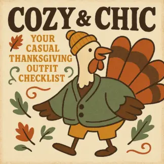 Cozy & Chic: Your Casual Thanksgiving Outfit Checklist | Fall Fashion Guide | Digital Download for Effortless Casual Thanksgiving Outfits