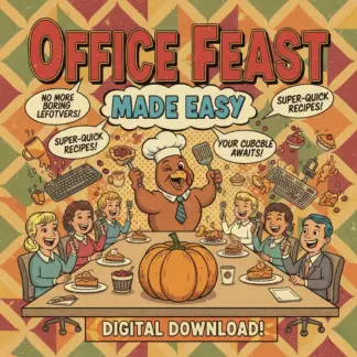 Office Feast Made Easy | Thanksgiving Potluck Guide | Digital Download | Office Party Planner | Holiday Recipe Checklist | Festive Food Prep Tips | Printable eBook for Easy Team Potlucks