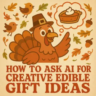 How to Ask AI for Creative Edible Gift Ideas | Digital Download Guide for Unique, Personalized Food Gifts, DIY Inspiration, and AI-Powered Creativity | Perfect eBook for Food Lovers and Gift Makers