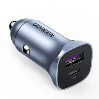USB Type C Fast Car Charger - 30W Quick Charging for iPhone & Android
