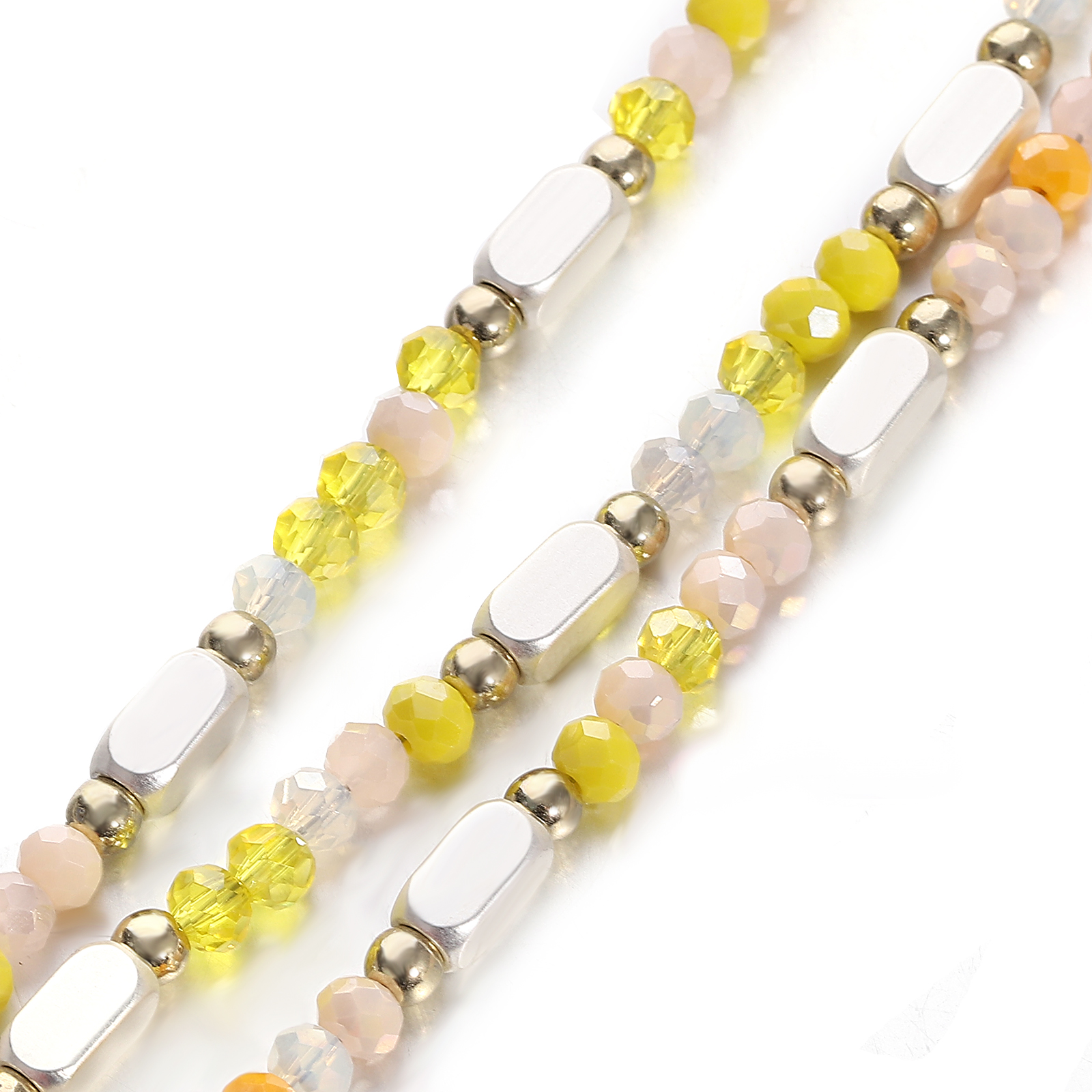 Colorful Crystal Beaded Magnetic Bangle - Image 4