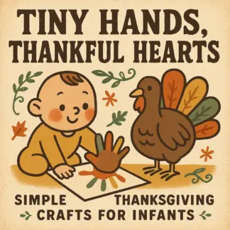 Tiny Hands, Thankful Hearts: Simple Thanksgiving Crafts for Infants | Daycare Thanksgiving Crafts for Infants | Printable Craft Guide for Teachers & Caregivers