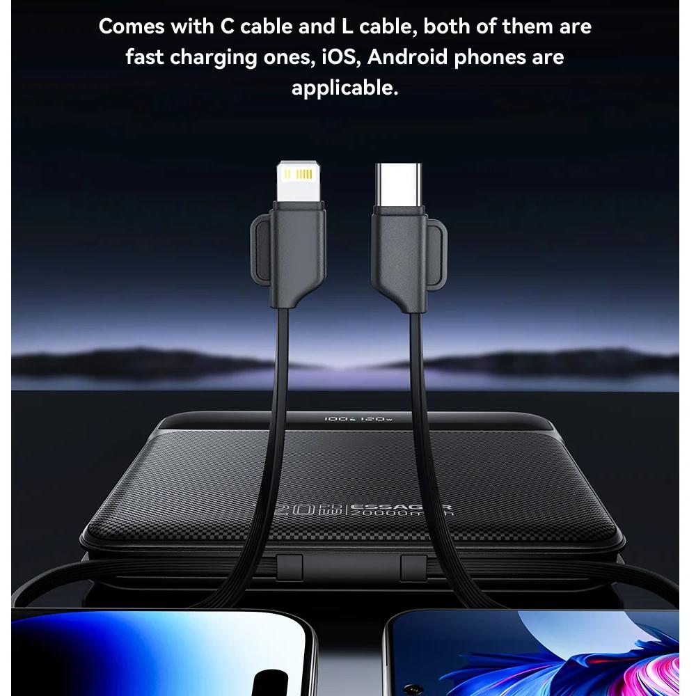 Ultra-Fast 100W 20000mAh PD Power Bank for Laptops & Phones - Image 3