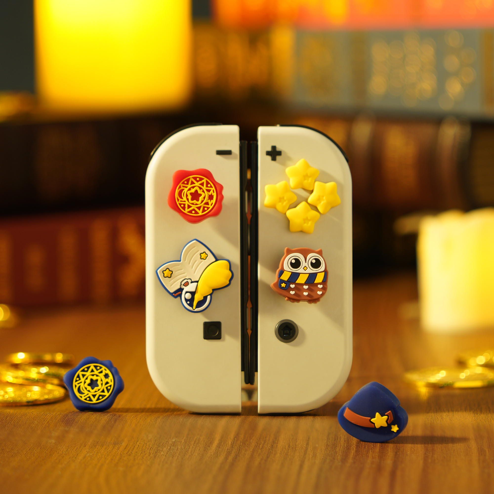 Magic School ABXY Button Caps & Thumb Grips for Nintendo Switch - Image 5
