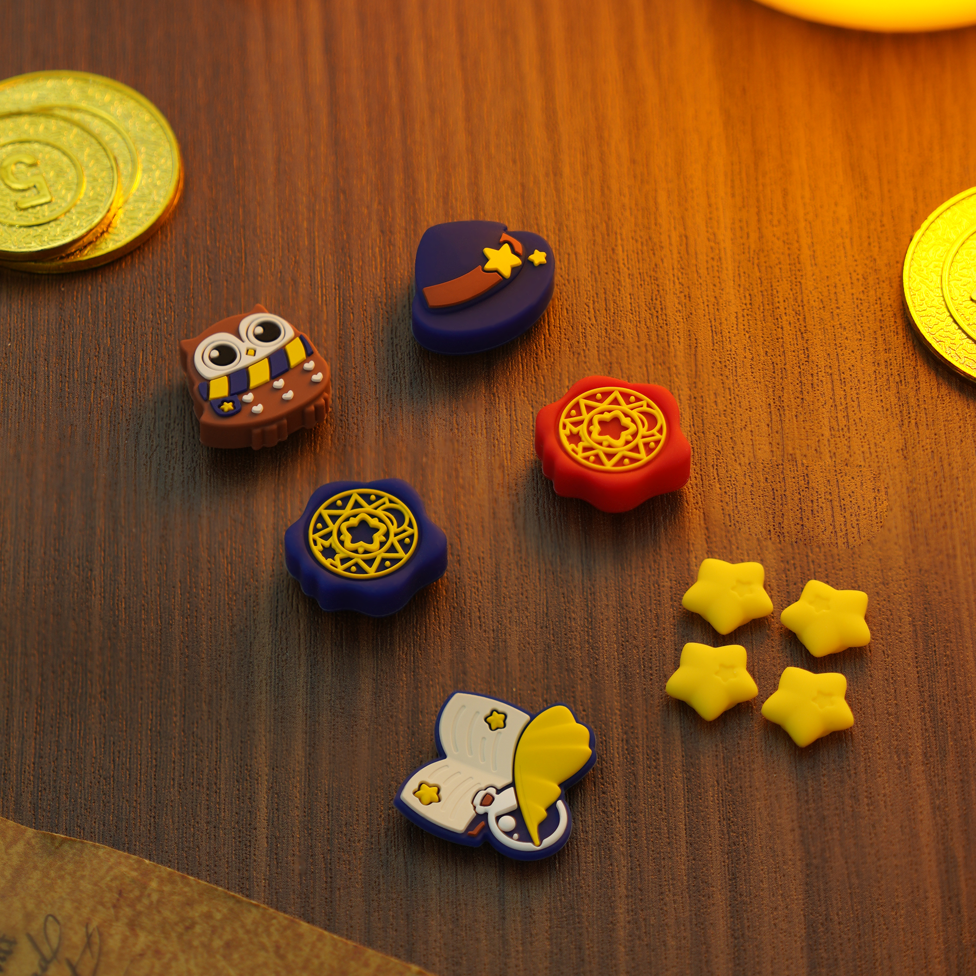 Magic School ABXY Button Caps & Thumb Grips for Nintendo Switch - Image 6
