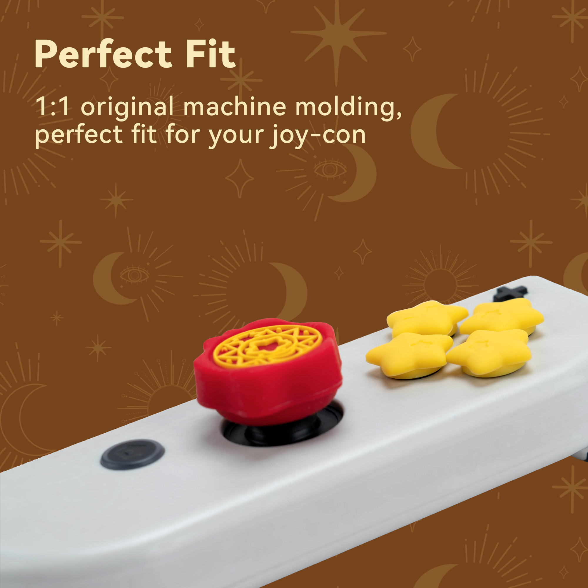 Magic School ABXY Button Caps & Thumb Grips for Nintendo Switch - Image 2